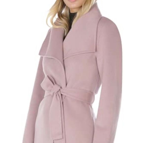 Tahari double face lightweight wool wrap coat size S - Picture 2 of 10